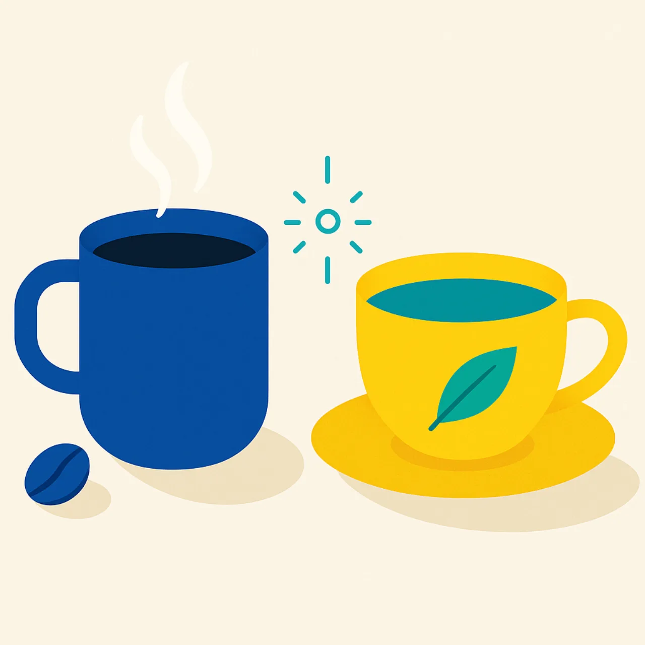 Café preto vs Chá verde: Qual é mais saudável?