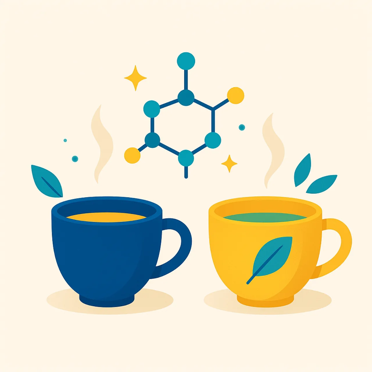 Chá Preto vs Chá Verde: Conteúdo de Cafeína Explicado