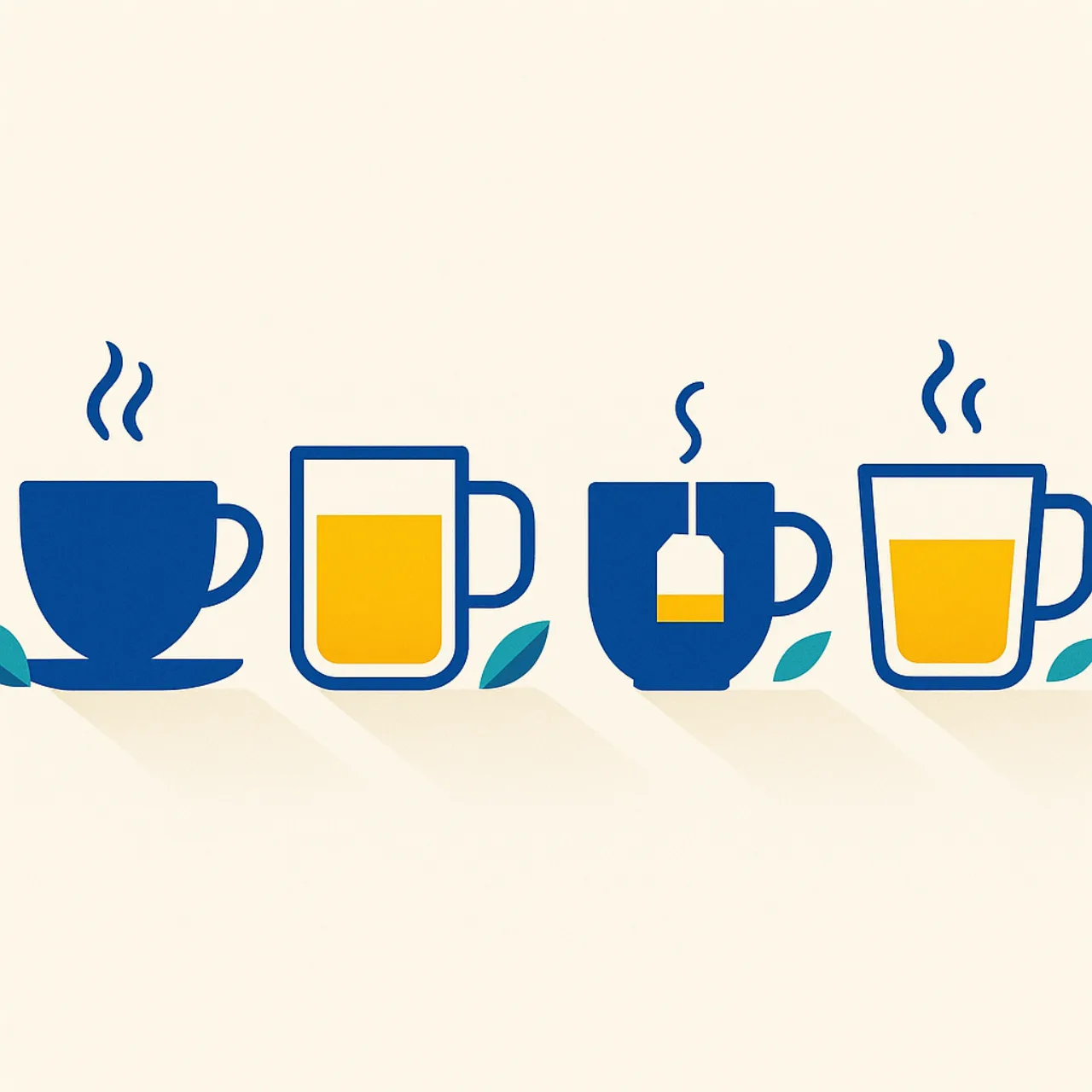Guia da cafeína no chá: níveis entre diferentes variedades