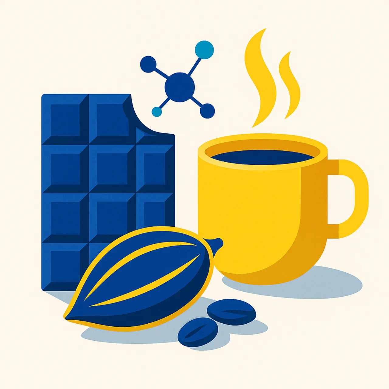 O chocolate contém cafeína?