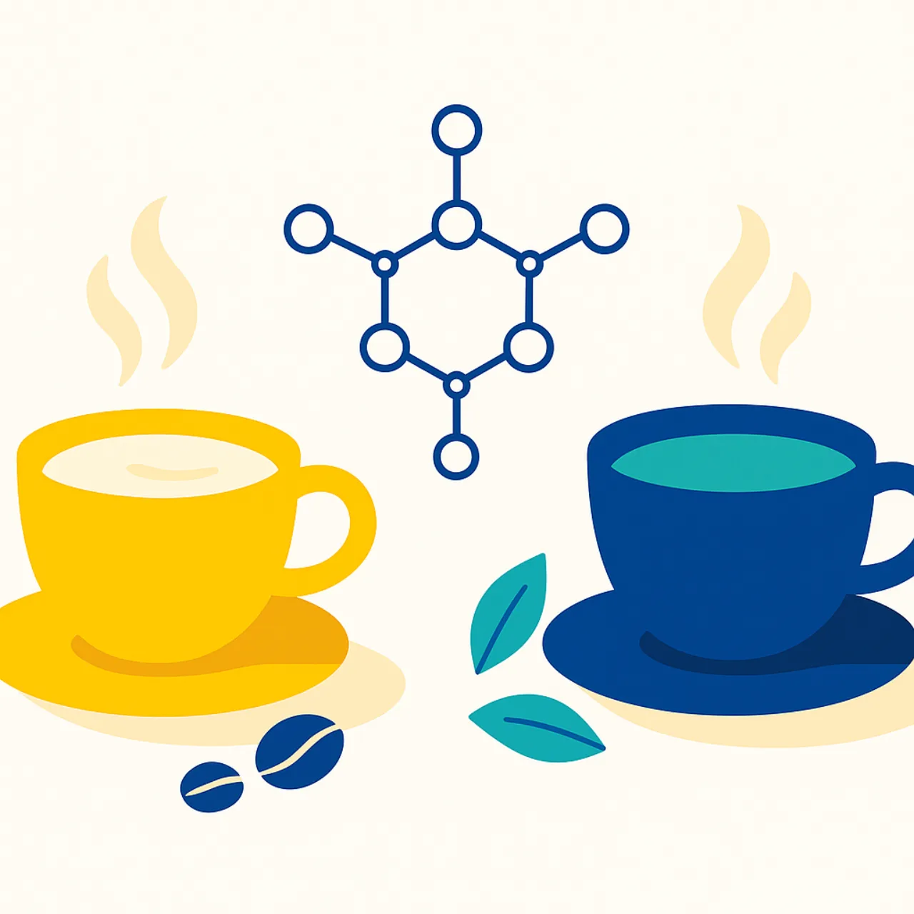 Chá Verde vs Café: Conteúdo de Cafeína Comparado