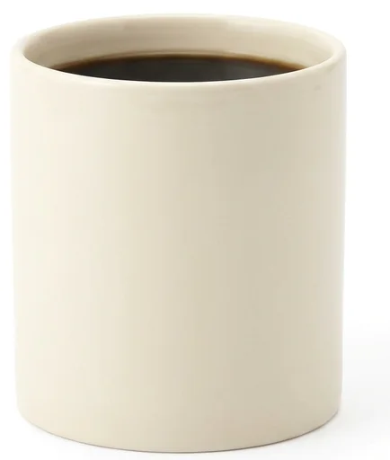 Brewed coffee — a 240 ml serving, shown at true relative volume