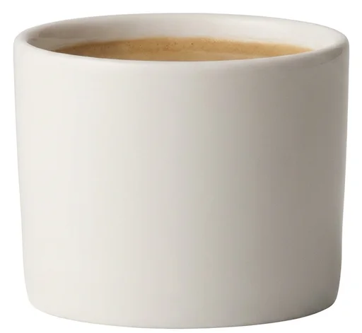 Espresso drinks — a 30 ml serving, shown at true relative volume